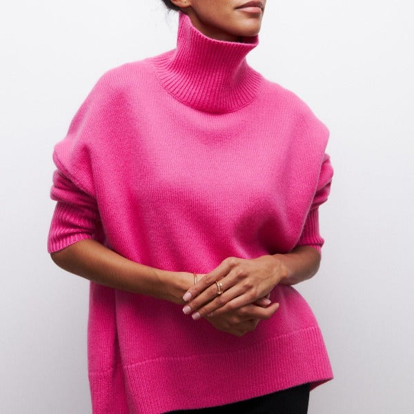Avery - Sweater with high collar