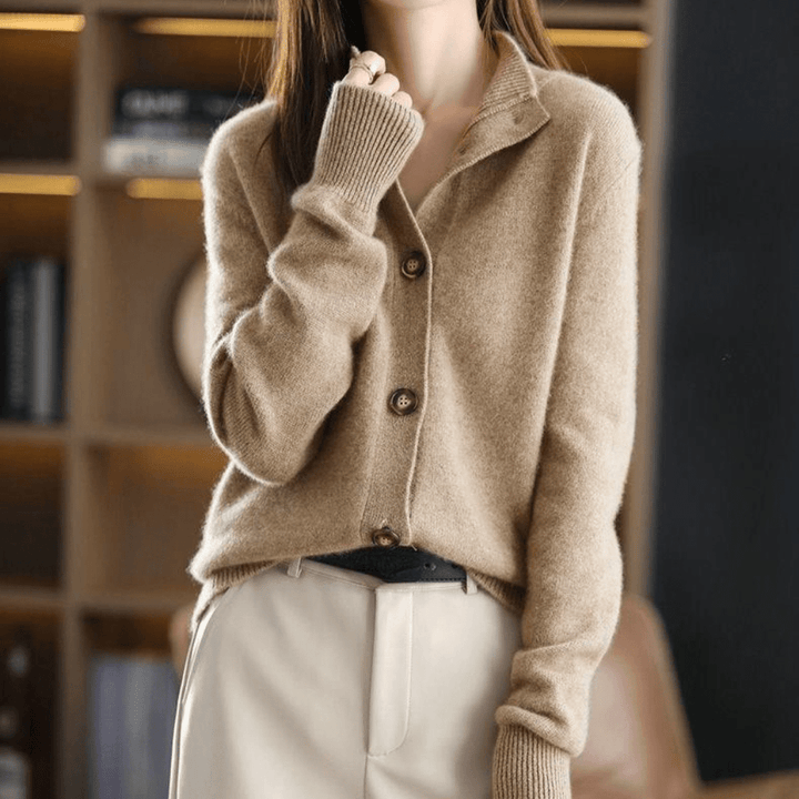 Annie - Knitted Cashmere Cardigan